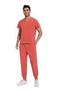 Best Quality <b>Doctors</b> V-Neck Male Nursing Scrubs Uniform <b>Sets</b> Medical Scrubs Wholesale Men Hospital Uniform Shirts & Pants - Product Image 6