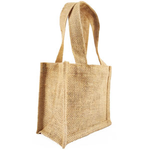 Sac fourre-tout en jute économique de haute qualité |   Sac de courses réutilisable pour hypermarché |   Impression de logo personnalisé disponible - Product Image 2