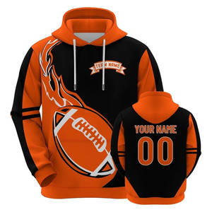 High Quality Sportswear Sublimation Print Hoodies Custom Team Name Polyester Hoodie Breathable <b>Fabric</b> Men's Sporty Hoodie - Product Image 2