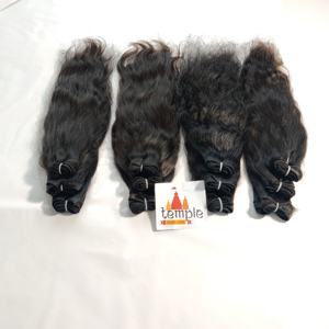 Tissage en gros non traité pas cher 100% bundle traitement chimique indien aucun traitement chimique aucun cheveux humains - Product Image 5