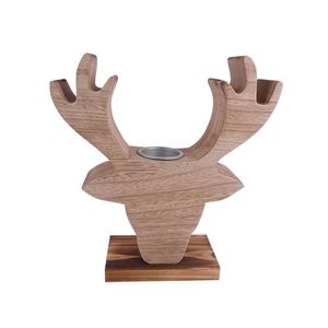 Designer Luxury Home Decor Table Top Deer Candle <b>Holder</b> with 4 Deers and 4 Arms <b>Tealight</b> Antique Golden Candle <b>Holder</b> - Product Image 5