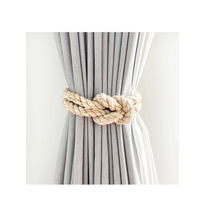 Cortina de cuerda negra Tieback Dill cortina hebilla accesorios de regalo de boda diseño creativo producto exigente superior - Product Image 6