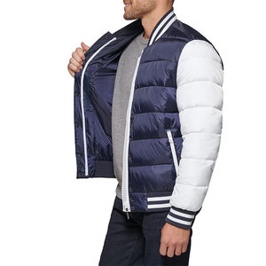 Hooded Heavy Designer Puff <b>Padded</b> Bomber <b>Jacket</b> Oversize Men's Hip Hop Letter Winter <b>Waterproof</b> Eco-Friendly - Product Image 1