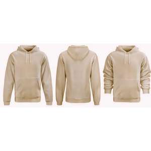 Sweat à capuche 3D surdimensionné unisexe en tissu polaire de haute qualité, écologique, lourd et personnalisé pour l'hiver - Product Image 5