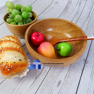 <b>Hot</b> Trend Sustainable Acacia Wooden Bowls Wooden Serving Bowls for Kitcheware From a Vietnam Manufacturer - Product Image 4