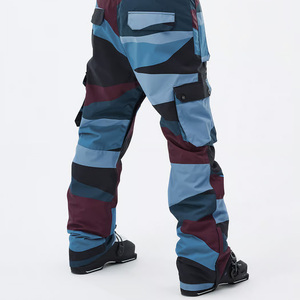 Proveedor OEM de pantalones de esquí personalizados para hombre, diseño impermeable a prueba de viento, Impresión de logotipo, tela transpirable y Soporte de etiquetas - Product Image 6