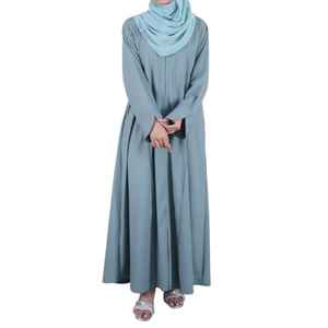 Trendines, fabricant d'abayas sur mesure, abaya de luxe pour femmes, robe musulmane, abaya à ouverture frontale, vêtements islamiques, robe traditionnelle pour femmes - Product Image 1