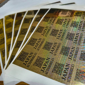 Etiquetas de Embalaje Personalizables con Holograma, Material PET Anti-Falsificación Holográfico, Impresión UV/Láser/Digital, Logotipo Personalizado, Código de Barras - Product Image 1