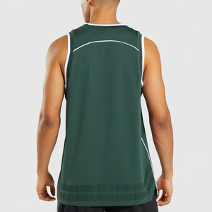 Camiseta sin Mangas de Poliéster de Alta Calidad para Hombre 2023, Ligera, de Secado Rápido, Transpirable, para Gimnasio, Fitness, Uso Casual, Talla XL - Product Image 3