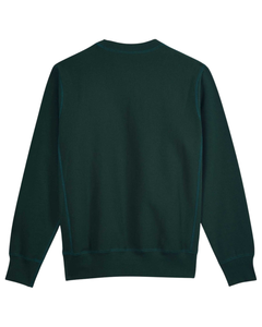 Sudadera de Forro Polar Verde Oscuro para Hombre, Cuello Redondo, Manga Larga, Algodón Suave, Informal, Cálida para Invierno, Diseño Personalizado OEM - Product Image 2