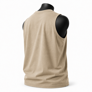 Camiseta sin mangas vintage lavada para hombre, estilo oversize, con estampado gráfico, de algodón, estilo streetwear. - Product Image 5