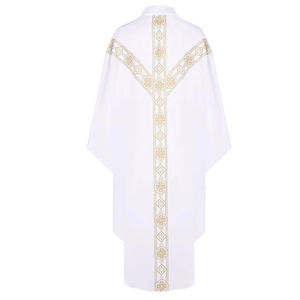 Túnicas de Coro de Alta Calidad al por Mayor para Adultos, Uniformes de Iglesia de Color Sólido, Vestido Largo, Hecho en Fábrica - Product Image 4