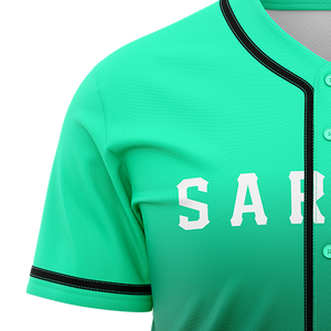 Camisetas de béisbol ligeras de alto rendimiento Ropa deportiva personalizable Logotipo bordado Nombres Técnicas de diamantes de imitación Durable - Product Image 3