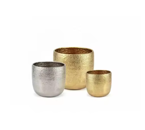 Maceta de Metal con acabado antiguo personalizable de diseño líder, uso de espacios interiores y exteriores, macetas decorativas de Metal para sala de estar - Product Image 4