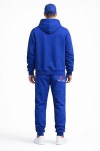 Ensemble survêtement en molleton de coton pour homme, logo personnalisé, vintage, lourd, jogging, vêtements de sport d'été - Product Image 2