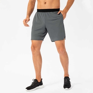 Shorts décontractés personnalisés en maille unie avec tissu doux et respirant, taille élastique conçue pour le confort, idéaux pour le sport et le fitness, vente en gros - Product Image 5