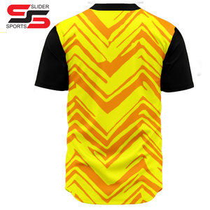 ชุดเครื่องแบบเบสบอลสำหรับผู้ชายเสื้อเจอร์ซีย์แบบมีกระดุมพิมพ์ลายออกแบบได้ตามต้องการผลิตในปากีสถาน - Product Image 6