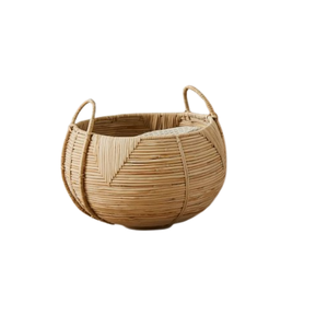 Cesta de material de ratán para almacenamiento de cocina disponible, cesta organizadora de frutas de forma y tamaño personalizados - Product Image 5