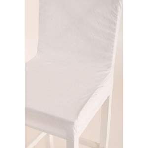 Funda de Silla de Terciopelo Blanco Bella Home, Lavable, de Licra, Estilo Liso Teñido, para Banquetes/Salones de Comedor, Ligera, 6 Piezas - Product Image 2