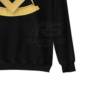 เสื้อฮู้ดดี้ผ้าคอตตอนผสมลายกราฟิกเมสัน ดีไซน์สำหรับผู้ใหญ่ แบบ unisex - Product Image 6
