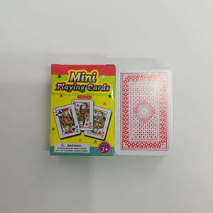 Cartes à Jouer Mini Personnalisées Imprimées pour Enfants - Jeu de Voyage Écologique et Imperméable 3.8x5.7cm avec Boîte - Product Image 2