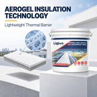 Revêtement solaire réfléchissant avancé en aérogel, imperméable pour toitures et murs, réduit la température intérieure de 10 degrés ° Peinture d'isolation thermique C+