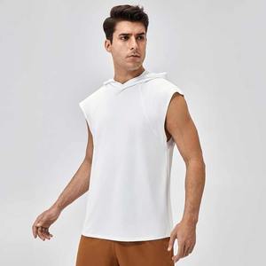 Débardeurs sans manches unisexes en coton doux, vêtements de gymnastique/fitness personnalisables | Approvisionnement en vrac | Marque privée disponible - Product Image 4