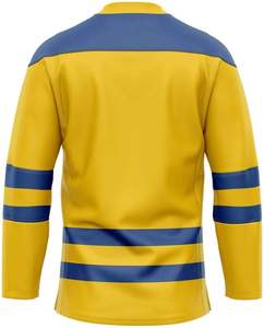 Uniformes deportivos suaves de poliéster 100% de alta calidad, jersey de hockey sobre hielo con nombre impreso del equipo OEM, pantalones para adultos, práctica al por mayor - Product Image 2