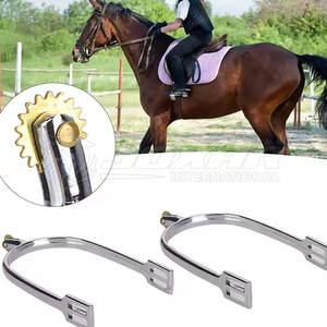 สเปอร์ขี่ม้าสแตนเลสอุปกรณ์ขี่ม้าสำหรับนักปั่นมืออาชีพ - Product Image 4