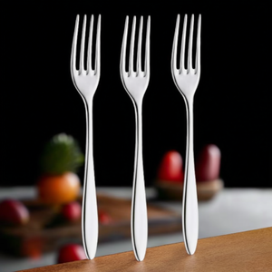Juego de tenedores de mesa 3 piezas Inox (20,2cm) ESTILO Cromo brillante FD6PN0302 - Product Image 3