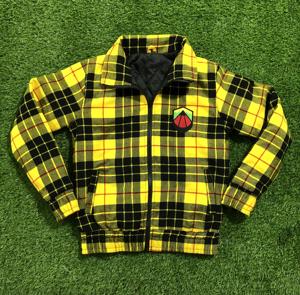 เสื้อแจ็คเก็ตบอมเบอร์ลายสก็อตสำหรับผู้ชาย ผ้าทวิลล์ผสมฝ้าย ระบายอากาศ กันลม ซับในบุอย่างดี เหมาะสำหรับฤดูหนาว - Product Image 1