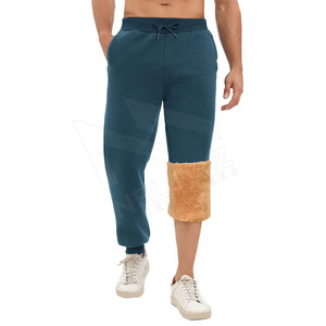 Pantalones deportivos para correr de forro polar de alta calidad con estilo Unisex logotipo personalizado pantalones de chándal de entrenamiento de gimnasio de talla grande con bolsillos pantalones activos - Product Image 2