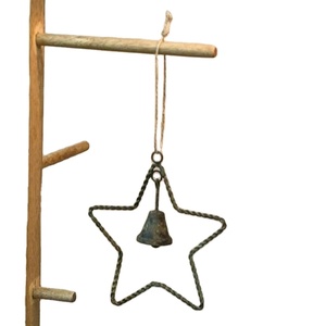 Designer ดาวรูปร่างหวายพร้อมระฆังระฆังคุณภาพสูงตกแต่งบ้านตกแต่งคริสต์มาสใช้แขวนเครื่องประดับ - Product Image 1