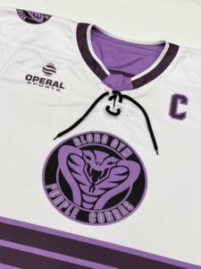 Camisetas de Hockey sobre Hielo Reversibles Personalizadas OEM 2024, Entrega Rápida, Uniforme de Equipo Sublimado, Ropa Deportiva Nueva - Product Image 6