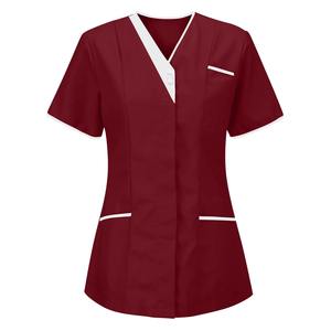 Venta al por mayor de tela tejida de LICRA personalizada de moda elástico Hospital enfermería Jogger traje Uniforme Medicos uniforme médico uniforme - Product Image 1