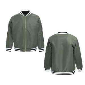 เสื้อแจ็คเก็ตบอมเบอร์ผู้ชายคุณภาพสูง กันน้ำ กันลม ผลิตจากโพลีเอสเตอร์ คอตั้ง มีโลโก้ด้านหน้า หลายสีให้เลือก เสื้อคลุมตัวนอก - Product Image 6