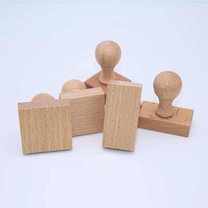 Timbre en bois de hêtre en forme de rectangle de haute qualité bon pour une utilisation de bureau - Product Image 4