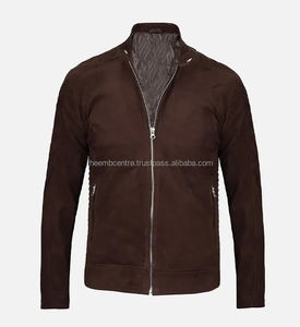 Veste en cuir souple réglable pour hommes Vêtements de mode Dernier style pour l'hiver Veste en cuir pour hommes pour hommes - Product Image 1
