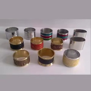 Wood Napkin Ring Natural Wooden Napkin Holder for Wedding Party <b>Birthday</b> <b>Decorations</b> - Product Image 4