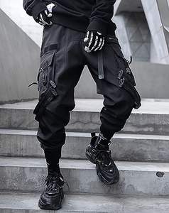 Pantalones Tácticos Techwear para Hombre con Tirantes - Joggers Cargo Estilo Urbano |   Fabricación Personalizada al por Mayor - Product Image 4