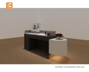 Salão Beleza Moderna Móveis Escritório Conjunto Mesas Mesa Oficina Scrivania Recepção Recepção Moderna Recepção Recepção Salão Beleza - Product Image 4