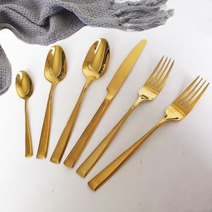 Juego de cubiertos de metal de acero inoxidable de inversión atemporal con artesanía profesional para hogares, hoteles y configuraciones culinarias - Product Image 1