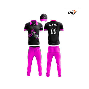 Polo en polyester et coton à imprimé uniforme de travailleur et de cricket pour hommes avec t-shirt vente en gros d'ensembles d'uniformes de cricket de golf - Product Image 3