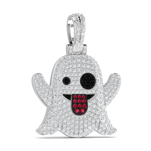 VVS Moissanite 925 argent Sterling haute qualité glacé Hip Hop dessin animé pendentif à la mode bijoux en gros - Product Image 1