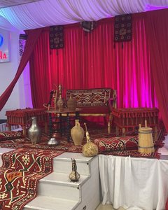Oriental Traditional Style Tufted Home Furniture Henna Salon Seat Decoration with Storage Features for Living Room Sets - Product Image 2