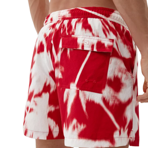 High Street 100% Polyester Short de Bain Coupe Régulière Haute Qualité Respirant Vintage Décoration Cordon Cravates Poches Fentes Solide - Product Image 5