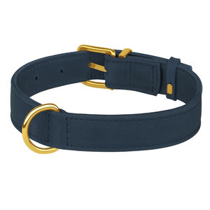 Collares de perro de fábrica directa Collar de perro de cuero de lujo personalizado respetuoso con el medio ambiente Collar de perro de cuero genuino - Product Image 3