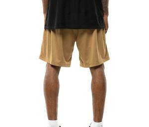 กางเกงขาสั้นตาข่ายบาสเก็ตบอลสำหรับผู้ชายทำจากโพลีเอสเตอร์100% สองชั้น - Product Image 5