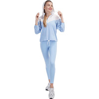 Nouveautés : Ensemble de sport 2 pièces pour femme – Soutien-gorge de sport et pantalon droit pour gym et yoga – Tenue d'entraînement en Spandex/Polyester