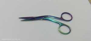 Knowles Ciseaux à bandage Ciseaux utilitaires 5.5 "Titanium multi arc-en-ciel couleur Angled EMT Instruments chirurgicaux paramédicaux - Product Image 2